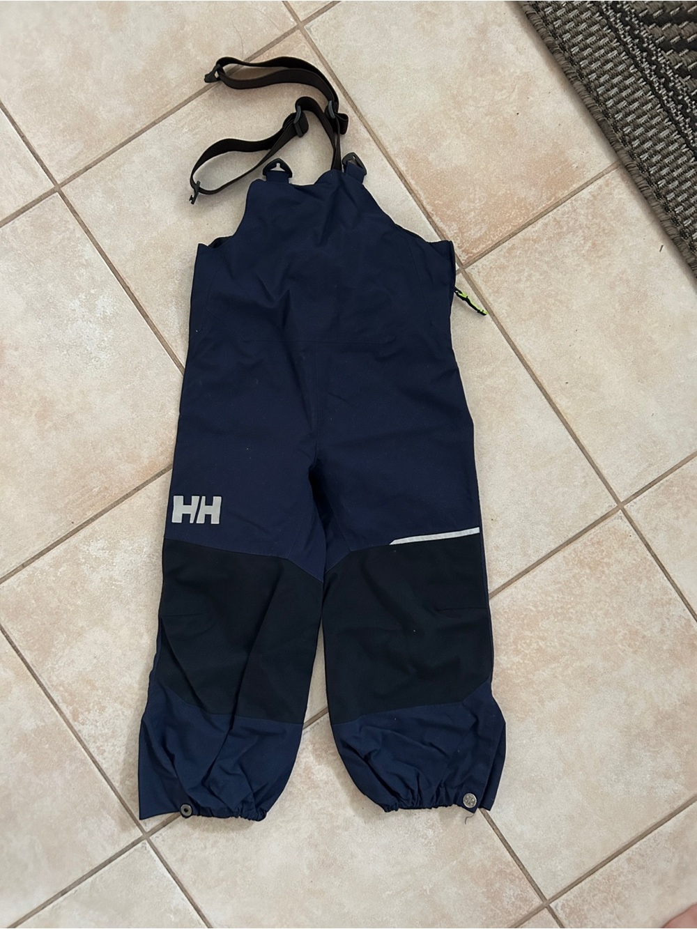 Helly Hansen Navy & Black Kids Waterproof Overalls 4T